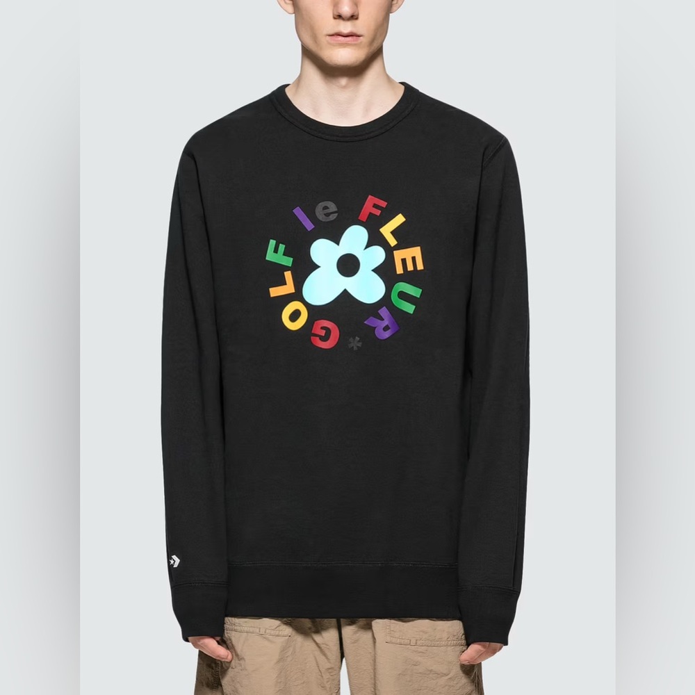 Converse x Golf le Fleur Tyler the Creator crewneck sweatshirt size L